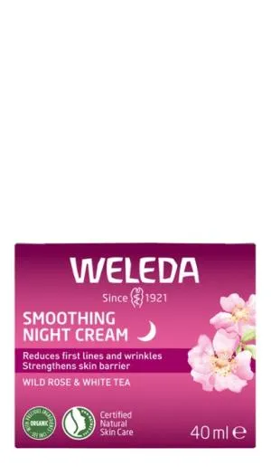 Weleda Rozjaśniający krem na noc Dzika róża i biała herbata