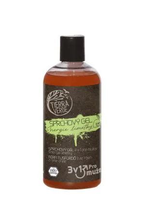 Tierra Verde  Żel pod prysznic 3 w 1 dla mężczyzn Energy lime 500 ml