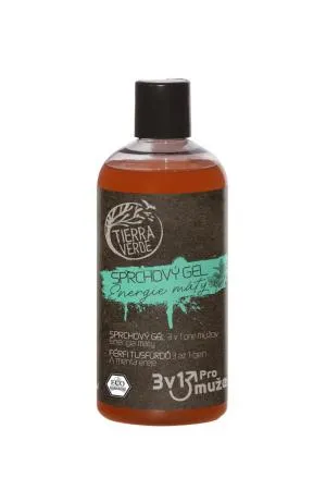 Tierra Verde  Żel pod prysznic 3 w 1 dla mężczyzn Energy of mint butelka 500 ml