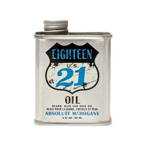 18.21 Man Made Beard, Hair & Skin Oil Absolute Mahogany wielofunkcyjny olejek do brody
