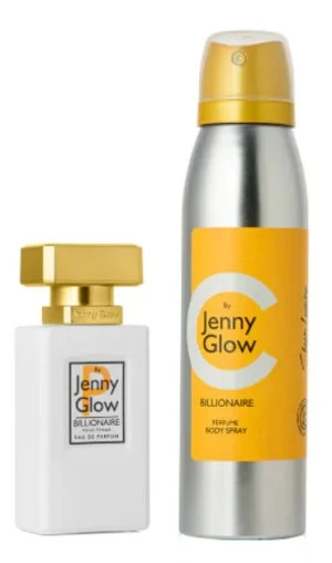 2PC Zestaw prezentowy JENNY GLOW Billionaire 30 ML + spray do ciała