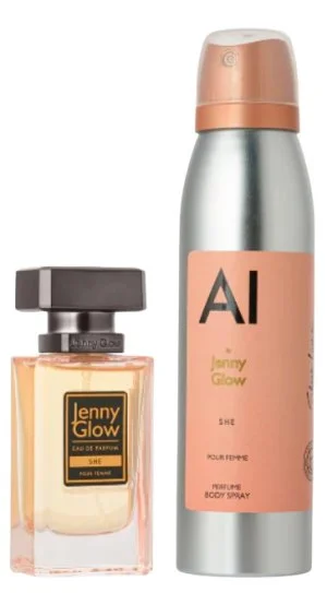 2PC G/S JENNY GLOW She 30 ML + spray do ciała