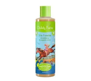 Childs Farm 3w1 Żel pod prysznic, szampon i odżywka po kąpieli truskawka i mięta 250 ml