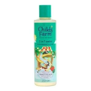 Childs Farm 3w1 Żel pod prysznic, szampon i odżywka po kąpieli truskawka i mięta 250 ml