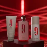 9 pm Rebel 100 ml + spray do ciała 150 ml + żel pod prysznic woda perfumowana unisex