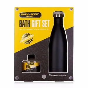 Accentra Bath Body Toolkit Zestaw Upominkowy do Kąpieli Żel pod Prysznic 140 ml + Termobutelka