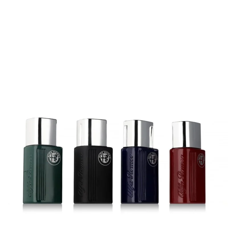 Alfa Romeo Black Green 15 ml + EDT Black 15 ml + EDT Blue 15 ml + EDT Red woda toaletowa dla mężczyzn