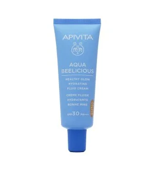 Apivita Aqua Beelicious Fluid Cream koloryzujący krem nawilżający SPF 30