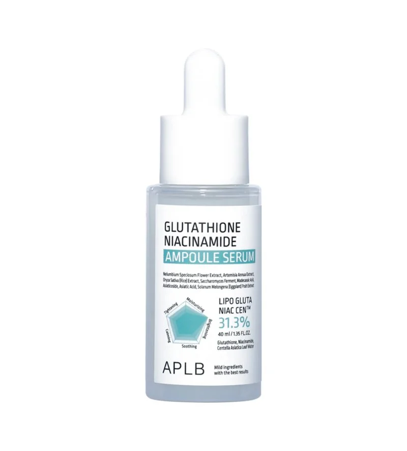 Ampułkowe serum z glutationem i niacynamidem - rozświetlające serum do twarzy 40 ml