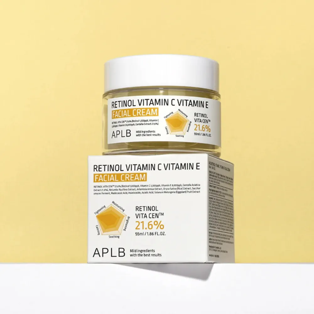 Krem do twarzy anti-age z retinolem, witaminą C i witaminą E 55 ml