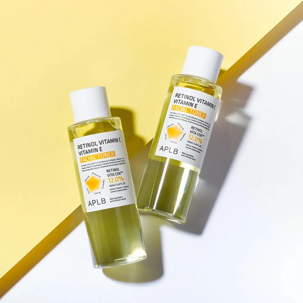 Przeciwstarzeniowy tonik do twarzy z retinolem, witaminą C i witaminą E 160 ml