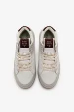 Ecoalf Aralmidalf sneakers woman off white/burgundy