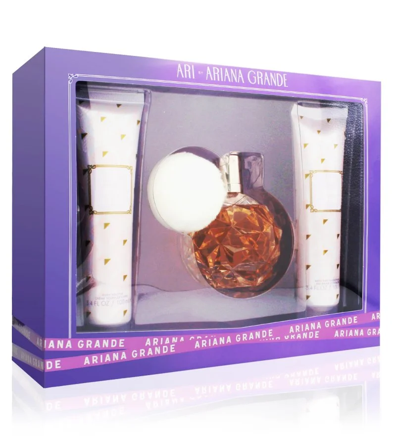 Ari zestaw upominkowy 100 ml + balsam do ciała 100 ml + żel pod prysznic woda perfumowana dla kobiet