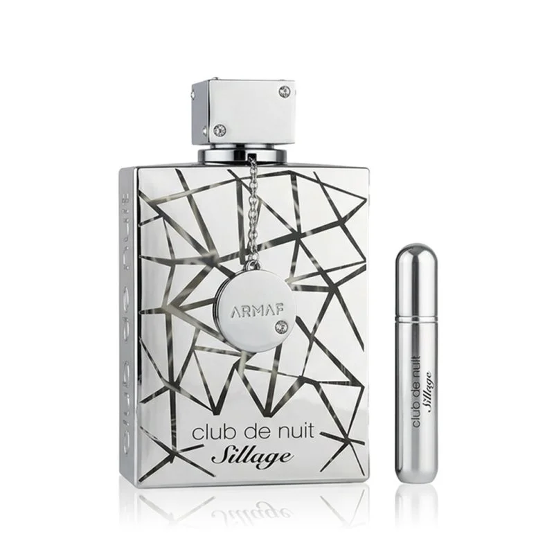 Club de Nuit Sillage woda perfumowana unisex 250 ml + napełniany kieszonkowy atomizer 5 ml