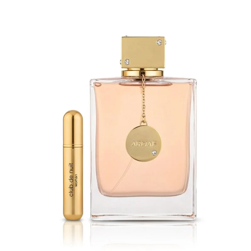 Club de Nuit Woman 250 ml + kieszonkowy, napełnialny atomizer woda perfumowana dla kobiet 5 ml