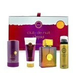 Club de Nuit Untold ZESTAW - woda perfumowana 105 ml + spray do ciała 50 ml + dezodorant w sztyfcie 75 g + balsam do ciała 100 ml