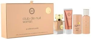 Armaf Club de Nuit Woman Zestaw - woda perfumowana 30 ml + mgiełka do włosów 55 ml + dezodorant w sztyfcie 75 g + krem do rąk 50 ml