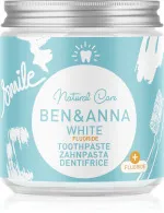 Ben & Anna Wybielająca pasta do zębów z fluorem (100 ml) - z rumiankiem i szałwią