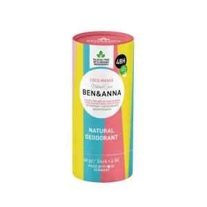 Ben & Anna Dezodorant stały (40 g) - Kokos