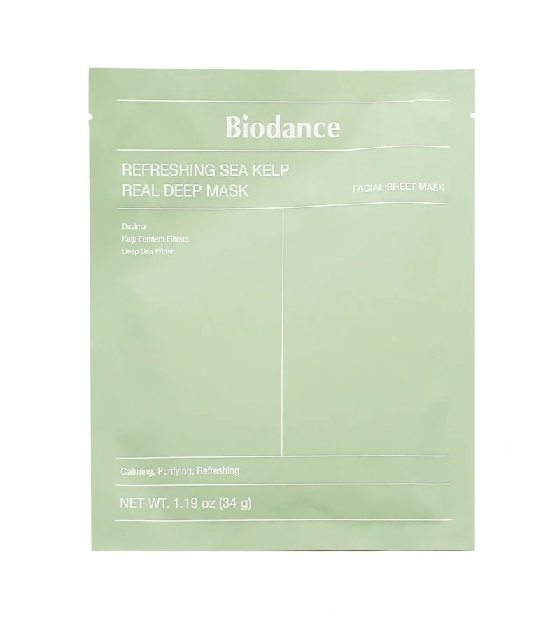 Refreshing Sea Kelp Real Deep Mask kojąca hydrożelowa maska do twarzy 34 g
