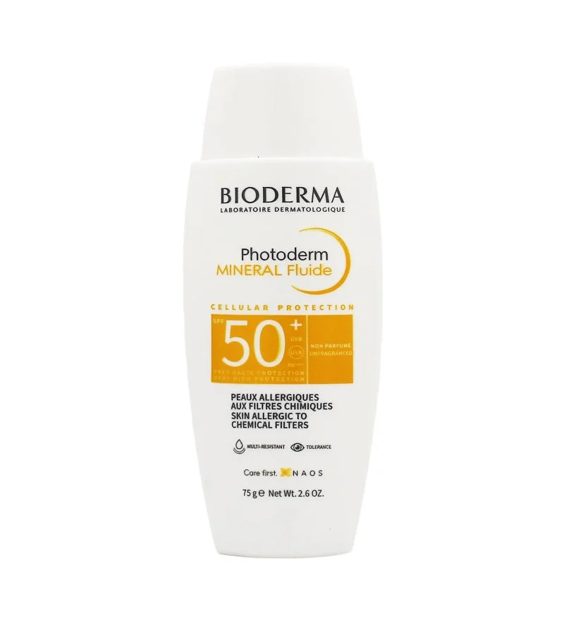 Photoderm Mineral Fluide mineralny fluid przeciwsłoneczny do skóry wrażliwej SPF 50+ 75 g