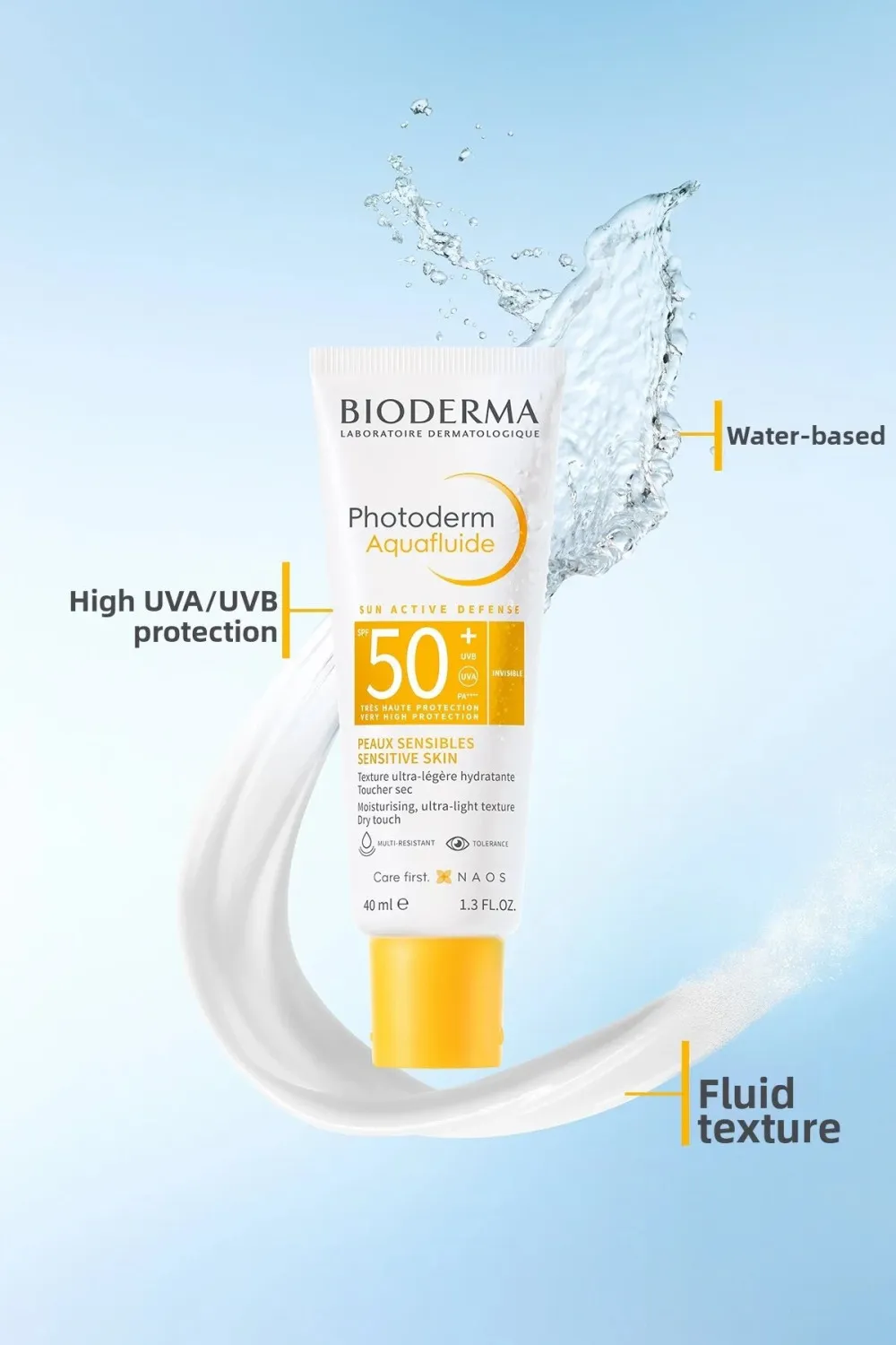 Photoderm Aquafluide nawilżający krem do opalania SPF50+ 40 ml