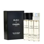 Bleu de Chanel EDP wkład z rozpylaczem 20 ml + EDP wkład 2 x 20 ml M 60 ml