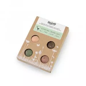 Blossombs Seed Bombs - Mini zestaw upominkowy (4 szt.) - oryginalny i praktyczny prezent w jednym