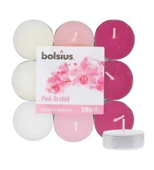 Bolsius Scented Tealights Orchid 4h świeczka tealight 18 szt.