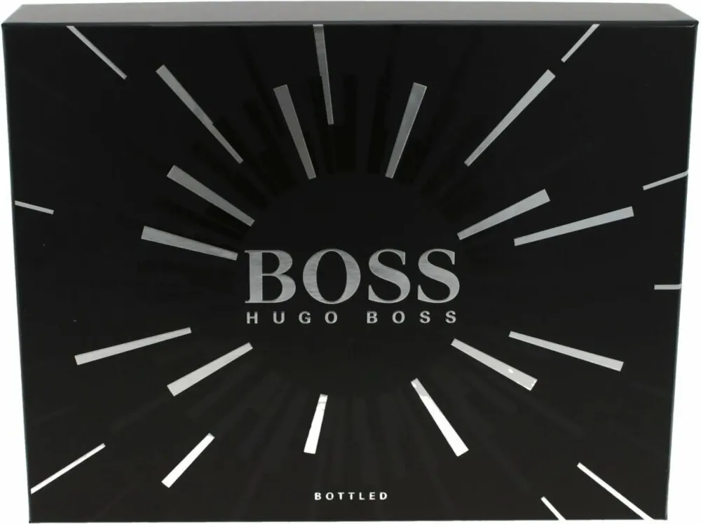 Boss Bottled zestaw upominkowy dla mężczyzn woda toaletowa 100 ml + żel pod prysznic 100 ml + dezodorant