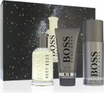 Boss Bottled zestaw upominkowy dla mężczyzn woda toaletowa 100 ml + żel pod prysznic 100 ml + dezodorant