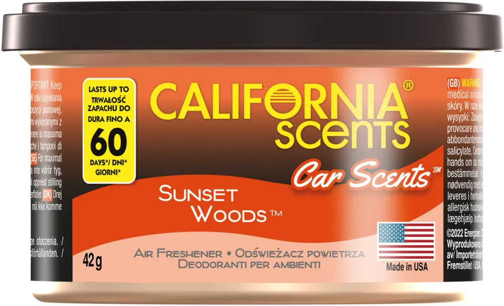 Car Scents Sunset Woods zapach do auta 42 g
