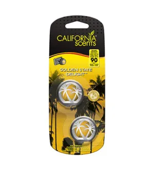 California Scents Mini Diffuser Golden State Delight zapach do samochodu dla kobiet