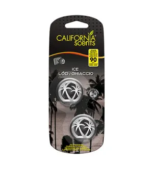 California Scents Mini Diffuser Ice zapach do auta 2 x 3 ml