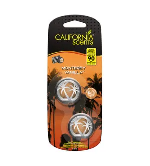 California Scents Mini Diffuser Monterey Vanilla zapach do auta dla kobiet
