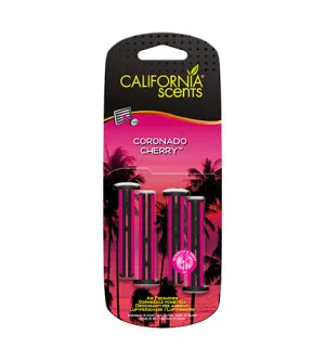 California Scents Vent Stick Coronado Cherry zapach do samochodu 4 szt.