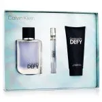Defy EDT 100 ml + EDT MINI 10 ml + żel do ciała i włosów 100 ml M