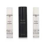 Bleu de Chanel kieszonkowy spray do ponownego napełniania 20 ml + 2 x uzupełnienie perfum dla mężczyzn