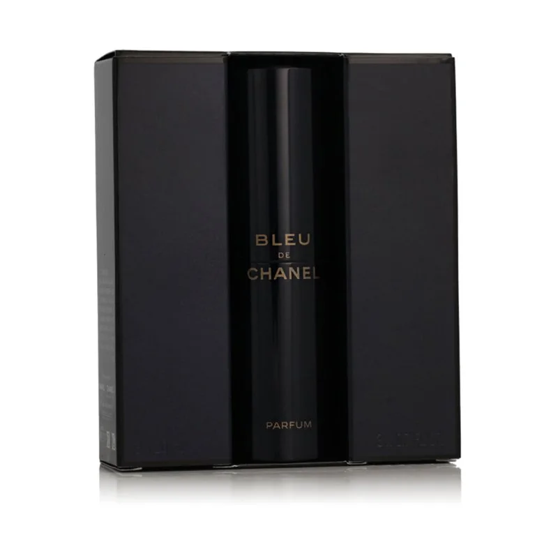 Bleu de Chanel kieszonkowy spray do ponownego napełniania 20 ml + 2 x uzupełnienie perfum dla mężczyzn