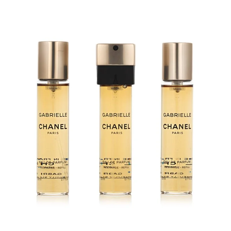 Chanel Gabrielle 3 x 20 ml wkłady do kieszonkowego atomizera woda toaletowa dla kobiet