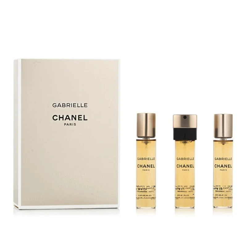 Chanel Gabrielle 3 x 20 ml wkłady do kieszonkowego atomizera woda toaletowa dla kobiet