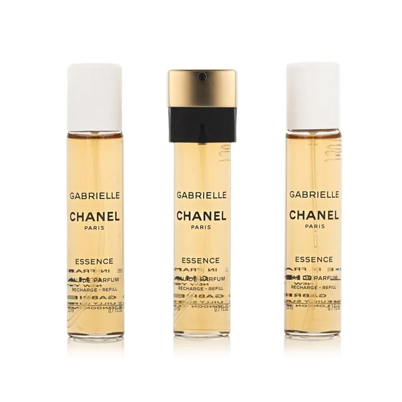 Chanel Gabrielle Essence 3 x 20 ml wkłady do kieszonkowego atomizera woda toaletowa dla kobiet