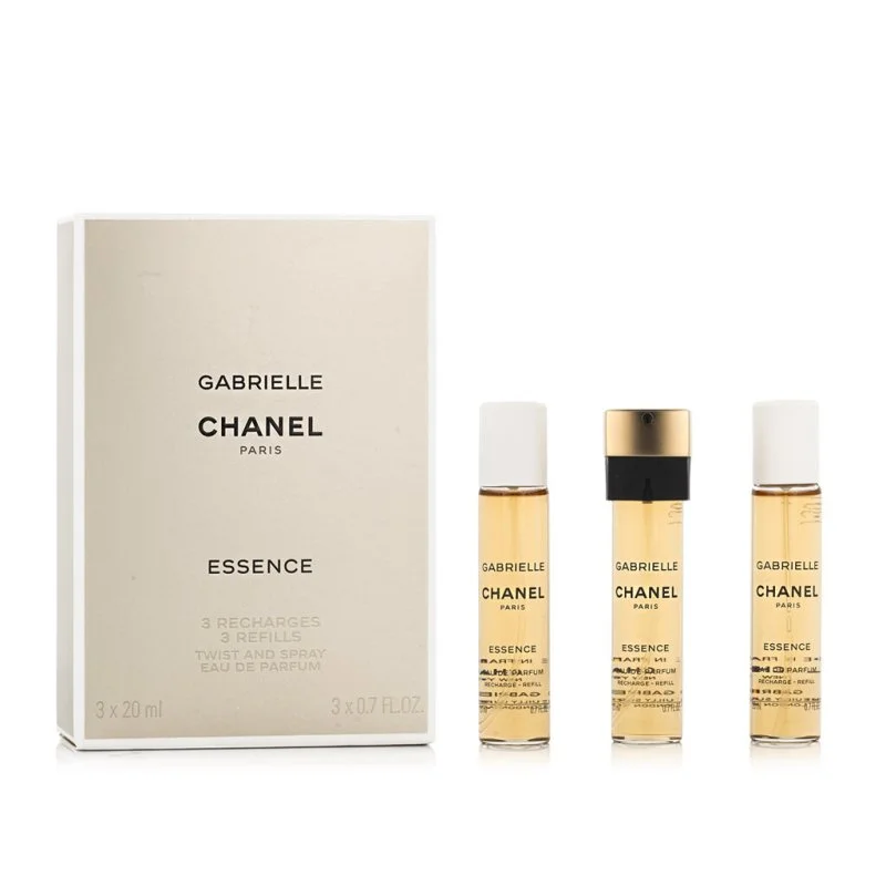 Chanel Gabrielle Essence 3 x 20 ml wkłady do kieszonkowego atomizera woda toaletowa dla kobiet