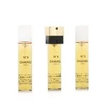 No 5 uzupełnienie 2 x 20 ml + uzupełnienie EDP z atomizerem woda perfumowana dla kobiet