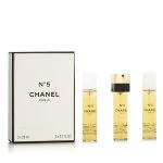No 5 uzupełnienie 2 x 20 ml + uzupełnienie EDP z atomizerem woda perfumowana dla kobiet