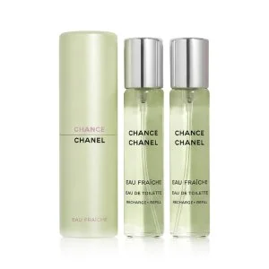 Chanel Chance Eau Fraîche wkłady 2 x 20 ml + wkład EDT z rozpylaczem woda toaletowa dla kobiet