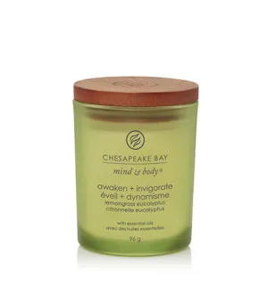 Chesapeake Bay Awaken + Invigorate Lemongrass Eucalyptus świeca zapachowa 96 g