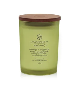 Chesapeake Bay Awaken + Invigorate Lemongrass Eucalyptus świeca zapachowa 250 g