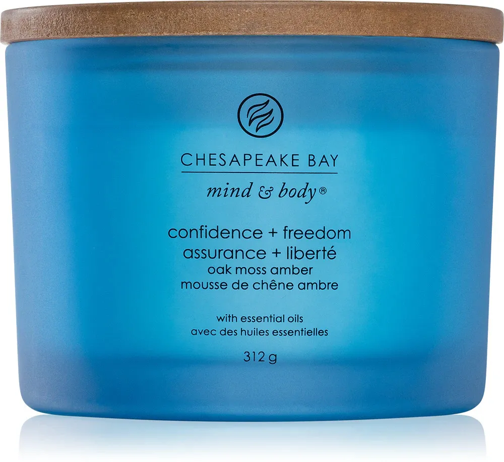 Confidence + Freedom świeca zapachowa z 3 knotami 312 g