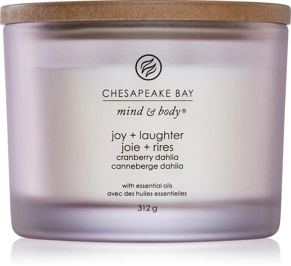 Joy + Laughter świeca zapachowa z 3 knotami 312 g